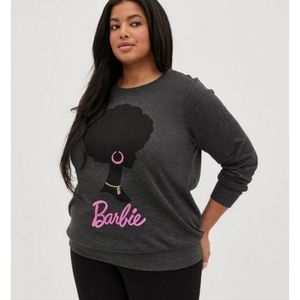 Torrid Barbie Cozy Fleece Crewneck Sweatshirt